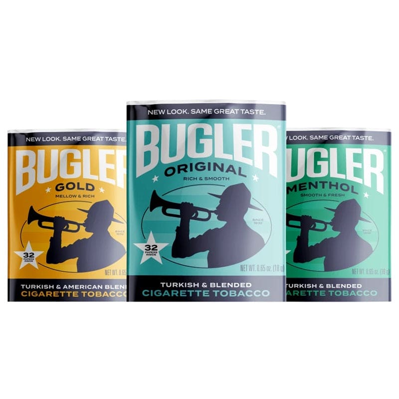 Bugler Cigarette Tobacco Pouches 0.65oz (6/Pack) [DROPSHIP]