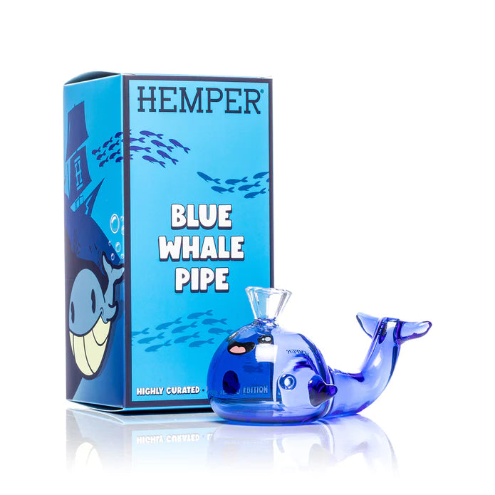 Hemper Blue Whale Pipe 4" [DROPSHIP]