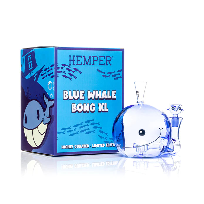 Hemper Blue Whale XL Bong 6.25" [DROPSHIP]