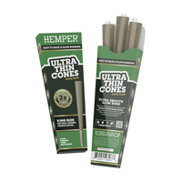 Hemper Ultra Thin Cones King Size 3ct (24/Pack) [DROPSHIP]