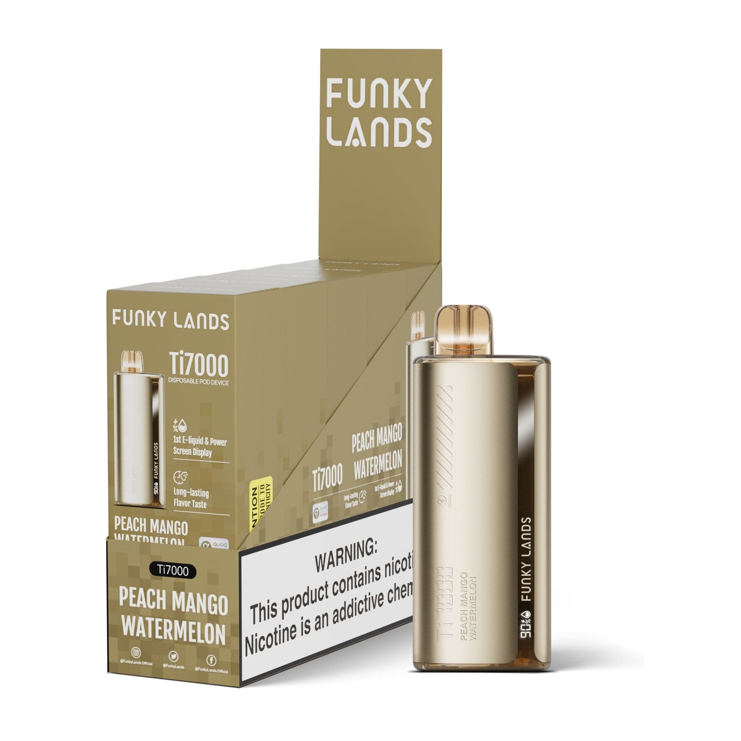 Funky Lands (Republic) Ti7000 Disposable 12.8mL (5/Pack)