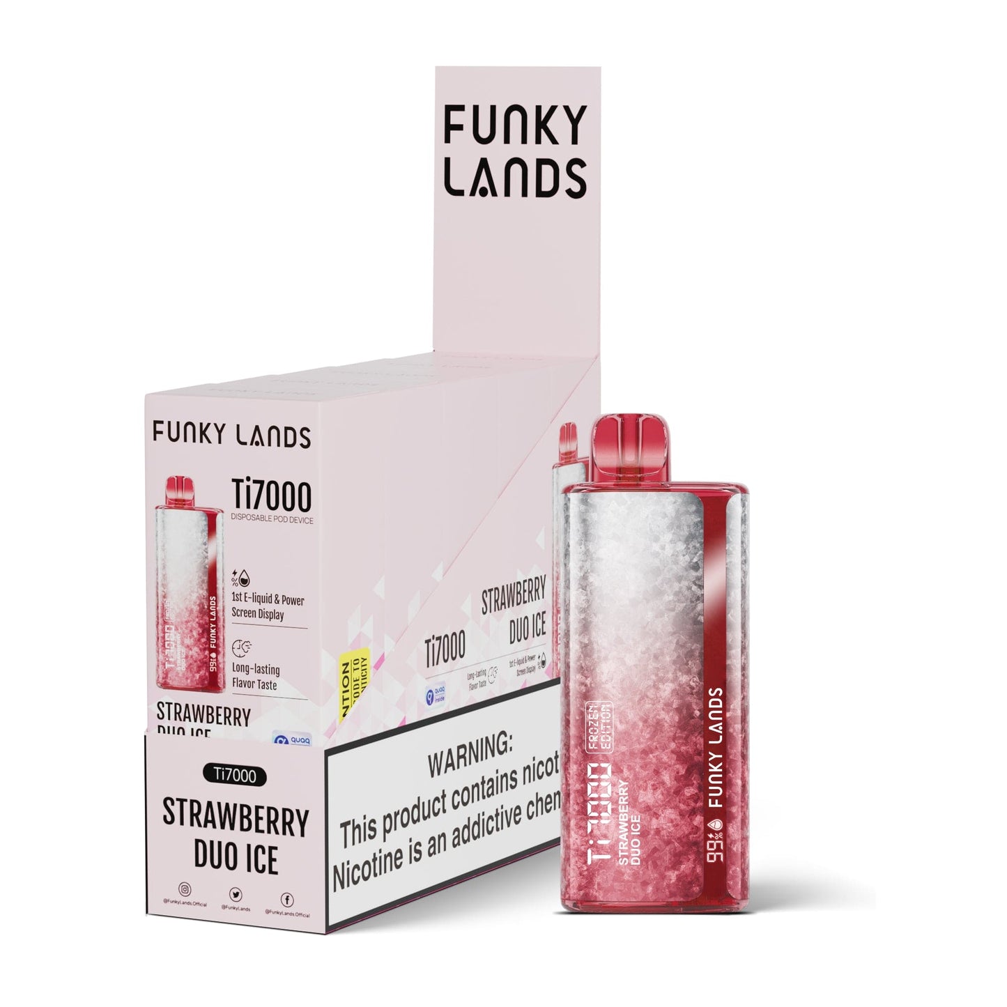 Funky Lands (Republic) Ti7000 Frozen Disposable 12.8mL (5/Pack)