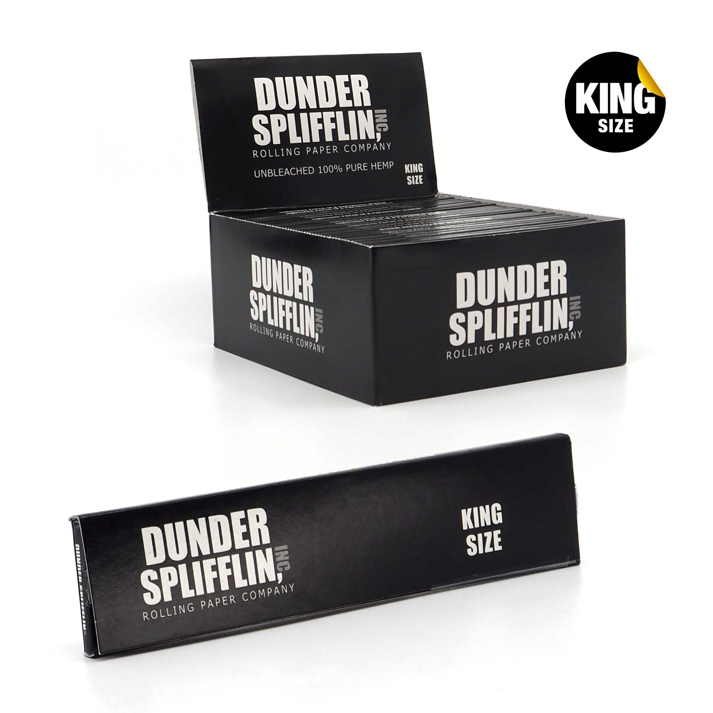 Dunder Splifflin Rolling Paper Cones 3ct (30/Pack) [DROPSHIP]