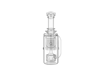 Dr. Dabber Switch Glass Snowflake Glass Attachment [DROPSHIP]